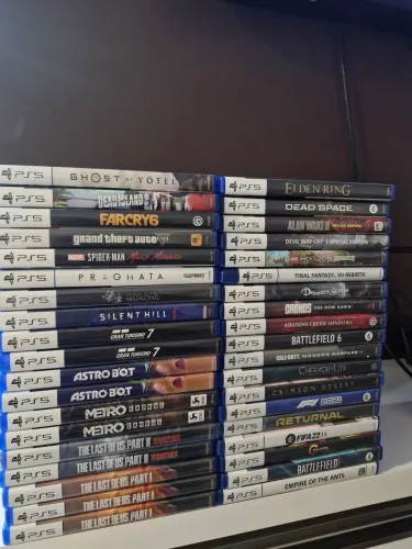 LOTE COM 38 JOGOS PARA PLAYSTATION 5 MÍDIA FÍSICA