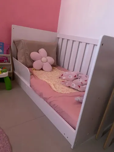 Berço cama vai com colchão impermeável