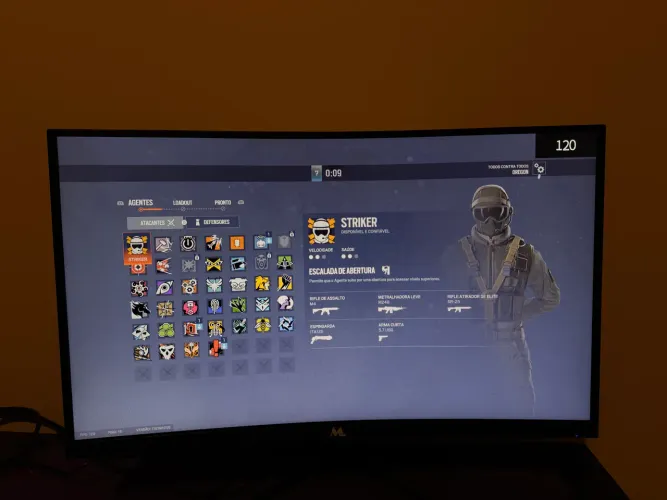 Monitor 165hz Curvo Mtek