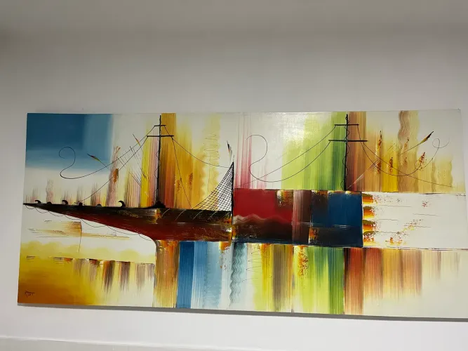 Quadro para sala abstrato 