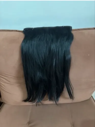 Mega Hair tic tac Cabelo Humano 45 cm preto