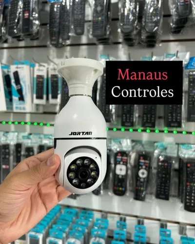 Câmera de Segurança Estilo Lâmpada com Visão Noturna