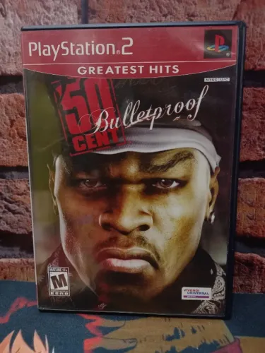 JOGO 50 CENT BULLETPROOF PS2 GREATEST HITS USA ORIGINAL COMPLETO 