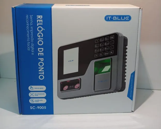 Relógio de ponto eletrônico e facial 