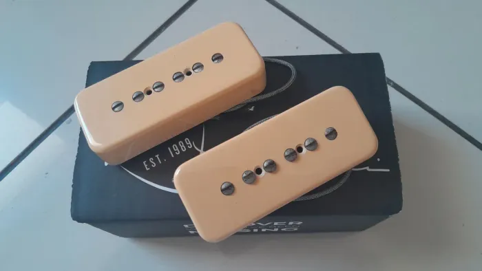 Par de captadores para guitarra P90 Gibson - Ponte e Braço