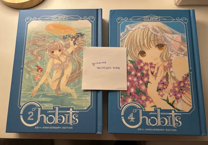 mangá chobits vol 2 e 4