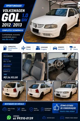 Volkswagen Gol Geração IV Trend 1.0 8V MI Total Flex Mec. 2P 2013