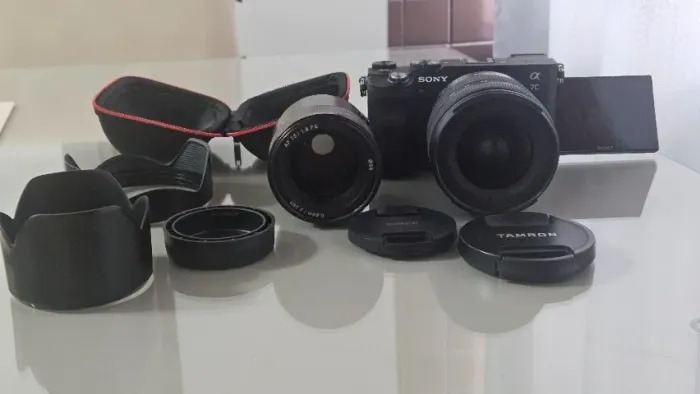 Kit Sony A7C (só 3.425 cliques) + Tamron 20-40mm F2.8 + 75mm F1.8