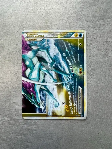 Carta Pokémon Raikou & Suicune LEGEND 93/95 Holo Original