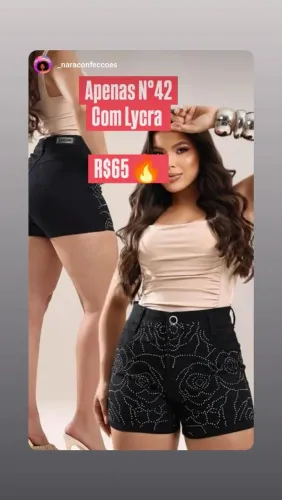 QUEIMA DE ESTOQUE SHORT JEANS LYCRA N44