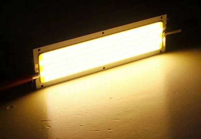 COD-CP74 Barra De Led 12V-24V 1000LM 10W Alta Potência Chip Branco Quente Automação