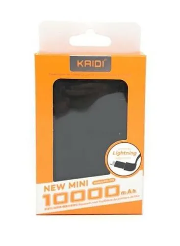 Carregador Portátil Powerbank Kaidi Kd-221 Mini 10000nAh Android e iPhone Novo na Caixa