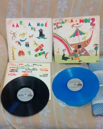 Disco de Vinil Vinícius de Moraes 1 e 2