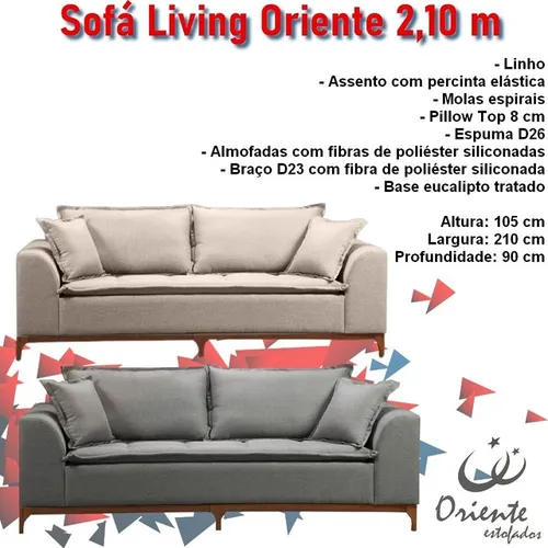 Sala escritório sofá com almofadas soltas
