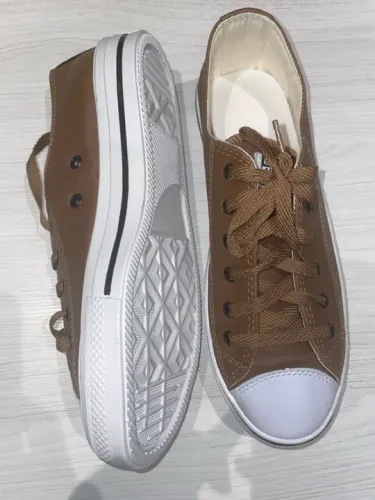 Tenis tipo modelo Converse Tam 38 grande cor caramelo
