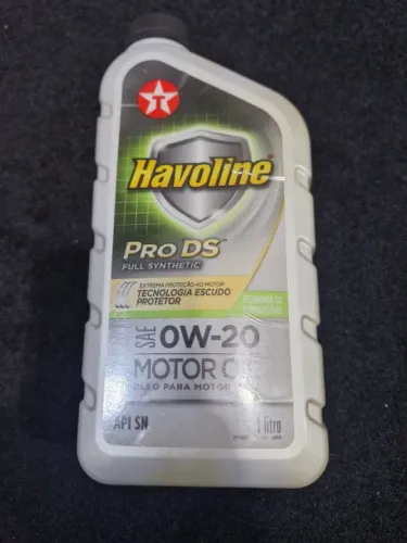 Oleo motor OIL SAE 0w20 Havoline Full Synthetic Motrio sintético ultra 0w20 (texaco