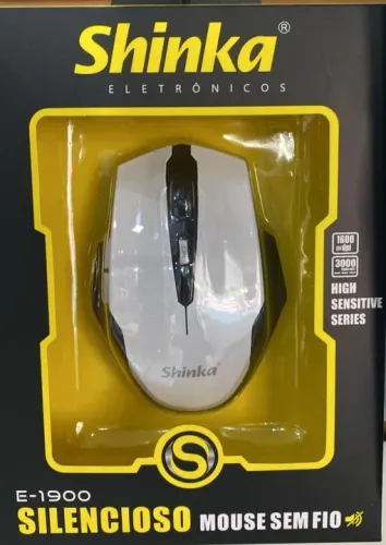 Mouse sem Fio Para Gamer E-1900 Shinka Loja Coimbra Computadores Entregamos