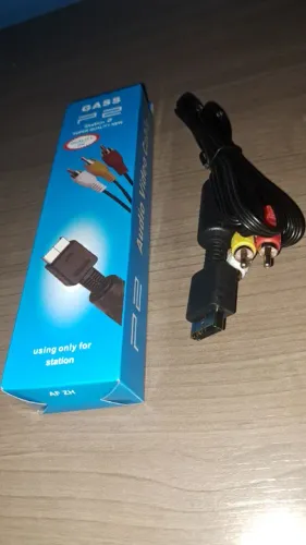 Cabo AV para Playstation 2 - Novo
