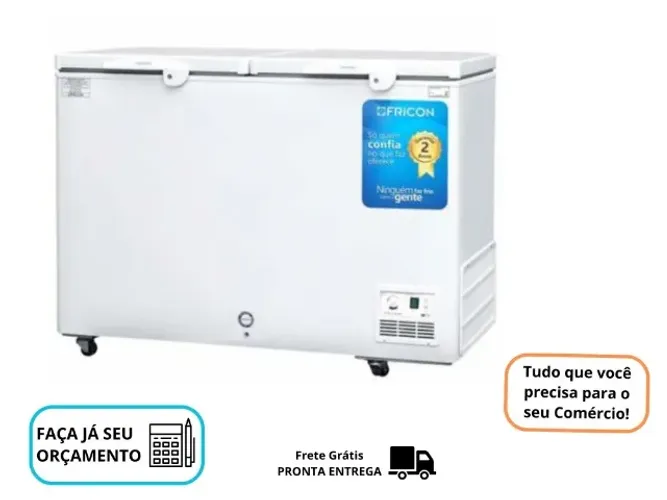 Freezer Horizontal Tampa Cega Fricon
