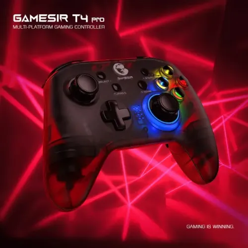 Controle joystick sem fio GameSir T4 Preto, Original, Novo, Lacrado 