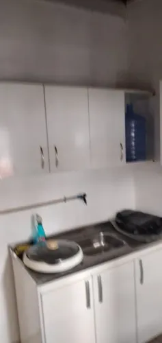 Balcão com pia inox pra cozinha e 3 portas