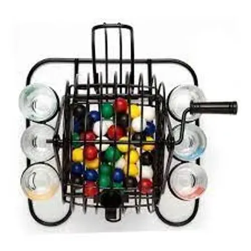 Jogo De Bingo Com Copos De Shot 21,5cmx20cmx20,5cm Elj0210