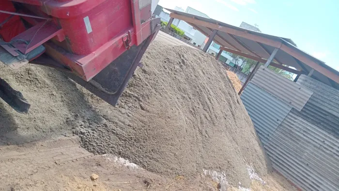 Areia para construção