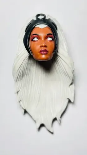 Marvel Legends Storm / Tempestade - Cabeça Altura 6 cm - X-MEN look clássico