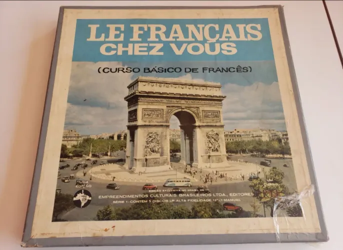 Curso Básico de Francês Vintage em Vinil