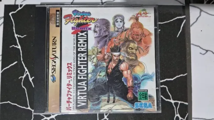 Virtua Fighter Remix japonês original para Sega Saturn