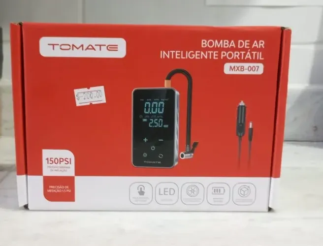 Bomba de Ar Inteligente Portátil Tomate