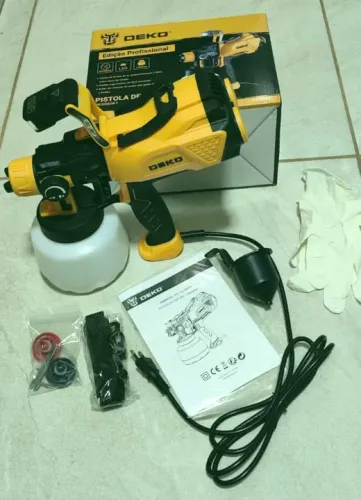 Pistola De Pintura 1.2l 550w 220v Com Led