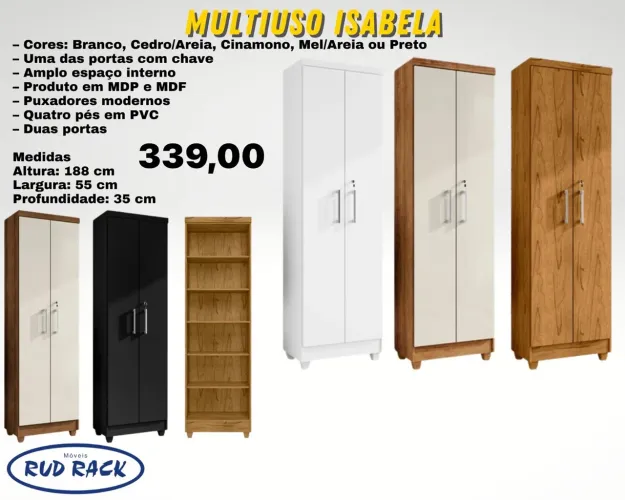 Sapateira multiuso Isabele - FRETE GRÁTIS 