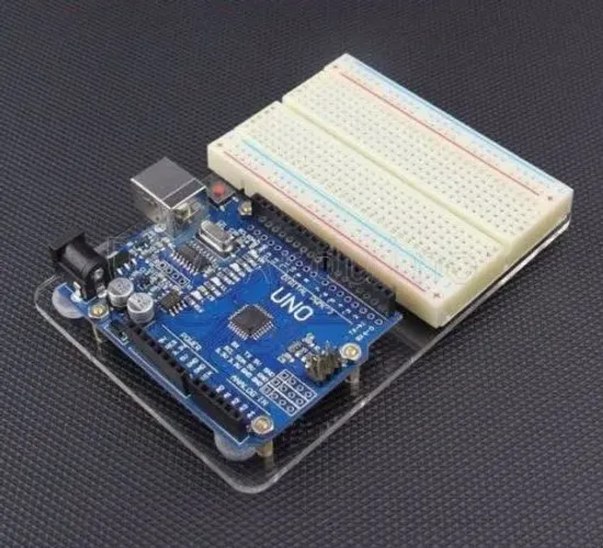 Plataforma Experimental Para Arduino Uno e Protoboard  Arduino Automação COD-AM171  