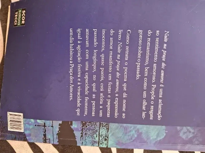 Livro noite na praça dos amores (Pedro Leite Júnior)
