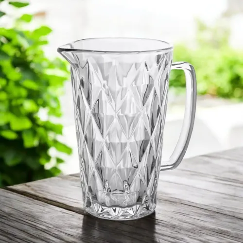 JARRA VIDRO DIAMANTE 1L<br>REF: GL7670<br>