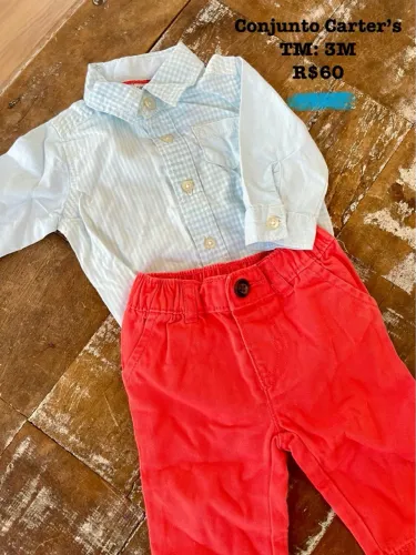 Conjunto menino Carter's 3M