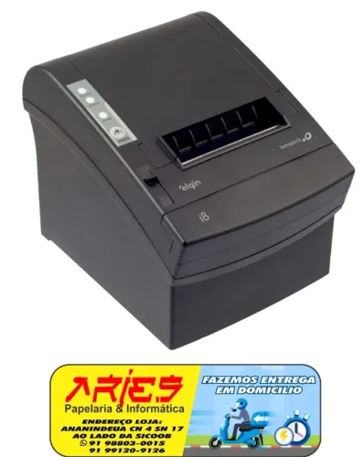 IMPRESSORA TÉRMICA DE CUPOM ELGIN I8 CONEXÃO USB ETHERNET SERIAL