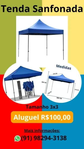 Aluguel de tendas!