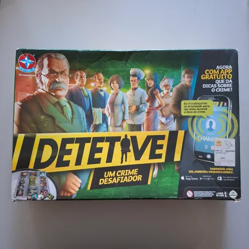 Jogo Detetive com Aplicativo na caixa