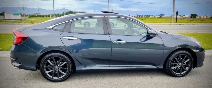  Civic  Touring 1.5 Turbo  Azul metálico diferenciado 