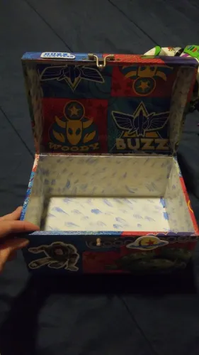 Baú + caixa Decorativo Toy Story - MDF com Decoupage