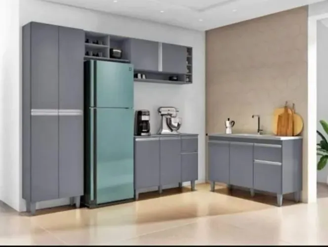 Conjunto de Armários de Cozinha - Moderno e Completo