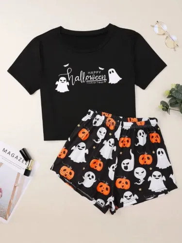 Festa do pijamas tema halloween