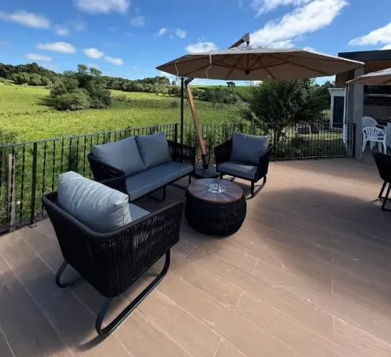 SOFA PARA JARDIM PRETO