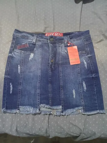 Saia Jeans Fill Sete original