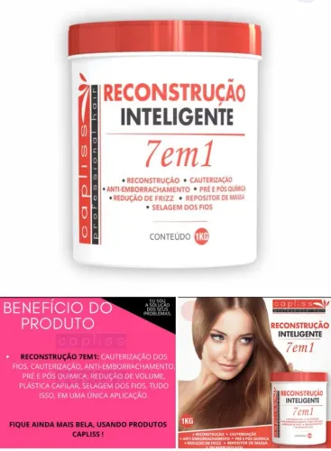 Reconstrução Inteligente 7 em 1 Capliss - 1kg