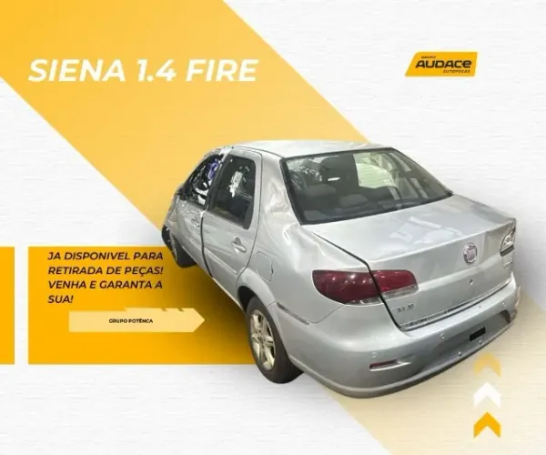 Sucata Siena 1.4 FIRE , ja disponivel para retirada de peças!