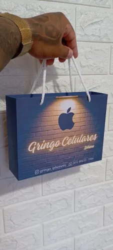 Sacola de papel personalizada 