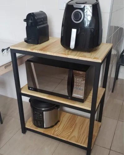 ? Aparador 3 Andares Móveis industrial 